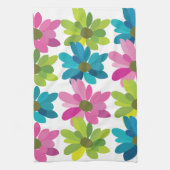 Bloemen kleurrijke bloemen theedoek (Verticaal)
