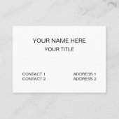 Bloemen kleurrijke bloemen visitekaartje (Achterkant)