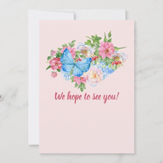 Bloemen Kleurrijke Border Vrouwen 50ste verjaardag Kaart (Achterkant)