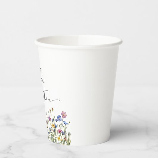 Bloemen kleurrijke Graduation Party Papieren Bekers (Links)