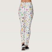  bloemen - kleurrijke leggings (Achterkant)