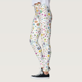  bloemen - kleurrijke leggings