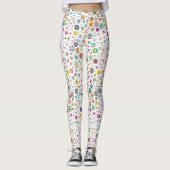  bloemen - kleurrijke leggings (Voorkant)