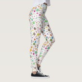  bloemen - kleurrijke leggings (Rechts)