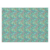 Bloemen Kleurrijke Paisley Tafelkleed (Voorkant (Horizontaal))