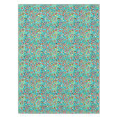 Bloemen Kleurrijke Paisley Tafelkleed (Voorkant)