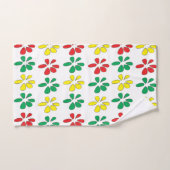 Bloemen Kleurrijke Waterverf Bad Handdoek (Handdoek)