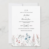 Bloemen kleurrijke zomer kaart (Voorkant)