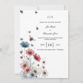 Bloemen kleurrijke zomer kaart (Voorkant)