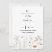 Bloemen kleurrijke zomer kaart (Voorkant)