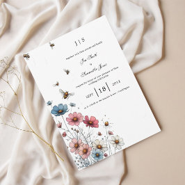 Bloemen kleurrijke zomer kaart