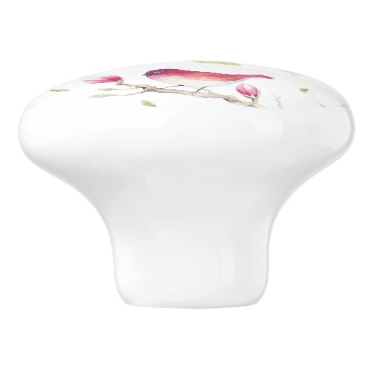 Bloemen knoppen en vogels (Zijkant)