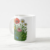 Bloemen  koffiemok (Voorkant links)