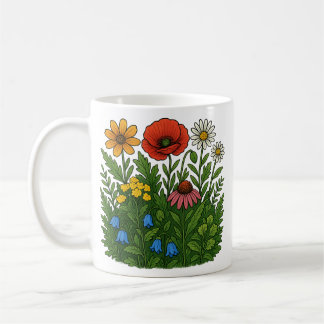 Bloemen koffiemok