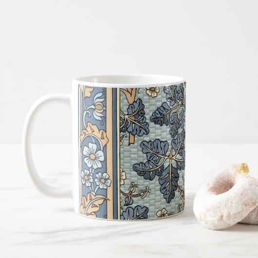 bloemen koffiemok (Met donut)