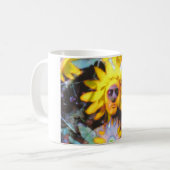 bloemen koffiemok (Voorkant links)