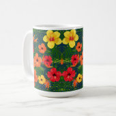 bloemen koffiemok (Voorkant links)