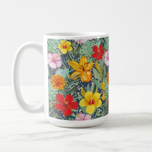 bloemen koffiemok (Links)