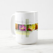 bloemen koffiemok (Voorkant links)