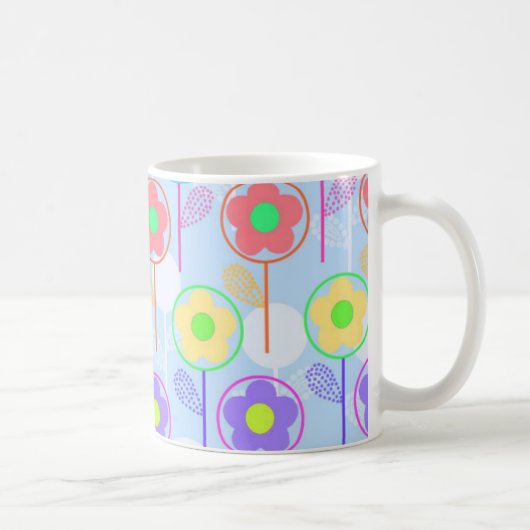 Bloemen Koffiemok (Rechts)