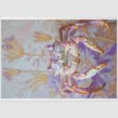  Bloemen Koning Krab Decoupage Tissuepapier (Voorkant)