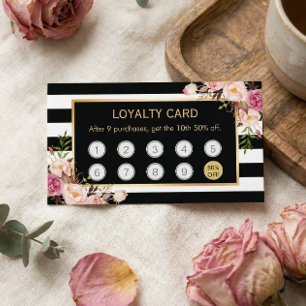 Bloemen kopen 9 Krijg 10e Korting Loyaliteit Kaart Klantenkaartje