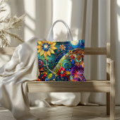 Bloemen Kosmische Bloei Tote Bag