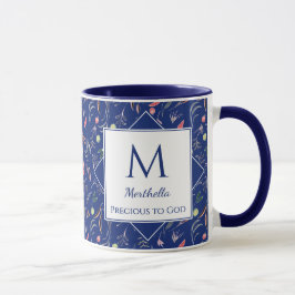 | BLOEMEN | Kostbaar voor God | Custom BLUE Mok