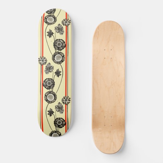  bloemen koude riem persoonlijk skateboard (Voorkant)