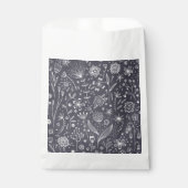 Bloemen krijtbord bedankzakje (Voorkant)