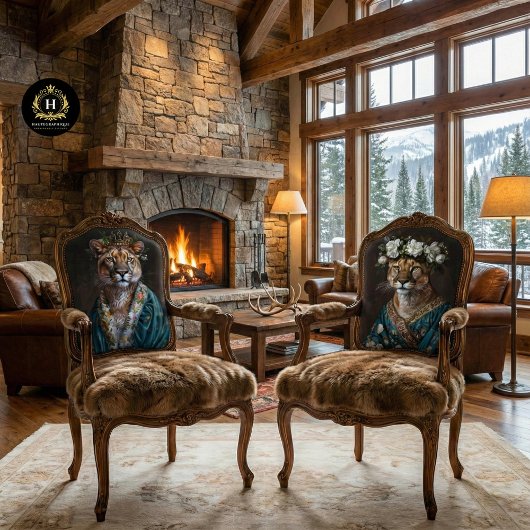  Bloemen Kroon Koningin Cougar Decoupage Tissuepapier