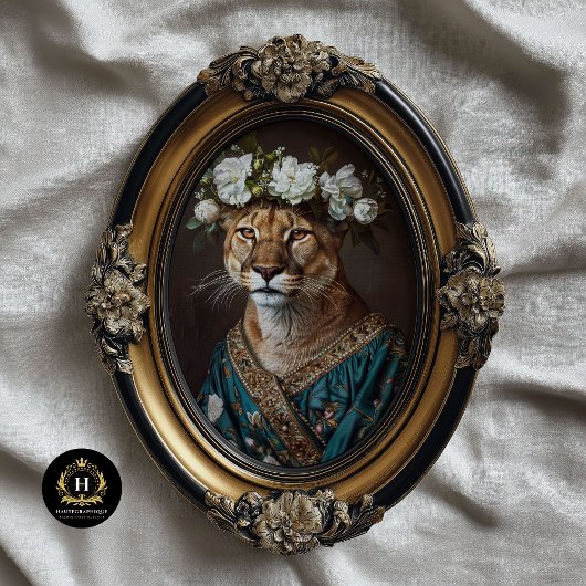  Bloemen Kroon Koningin Cougar Decoupage Tissuepapier