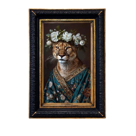  Bloemen Kroon Koningin Cougar Decoupage Tissuepapier