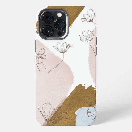 Bloemen Kroonblaadje iPhone Hoesje (Achterkant)