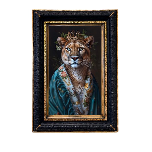 Bloemen Kroonkoning Cougar Decoupage Tissuepapier