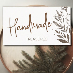 Bloemen Kruiden Handgemaakte Ambachten Bloemen Tek Visitekaartje