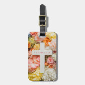 Bloemen Kruis Bagage Label (Voorkant verticaal)