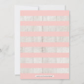 Bloemen & Kruis | Meisje Eerste Heilige Communie Kaart (Achterkant)