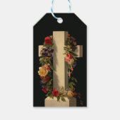  bloemen kruisen Jezus Pasen Cadeaulabel (Voorkant)