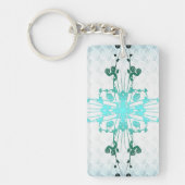 Bloemen kruisen sleutelhanger (Voorkant)