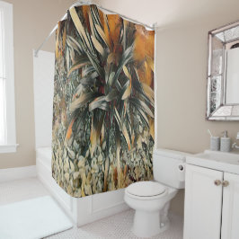 Bloemen Kunst Douchegordijn