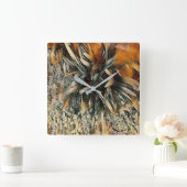 Bloemen Kunst Vierkante Klok (Huis)
