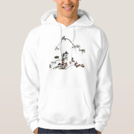 Bloemen Kunstwerk Japanse Bloem Hoodie