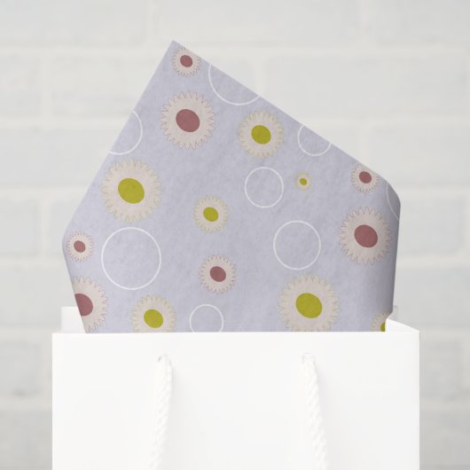 Bloemen kurk onderzetter tissuepapier (Cadeauzakje)
