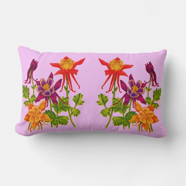 bloemen kussen (Voorkant)