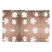 Bloemen Kussen Hoesjes in Honey Browns Kussensloop (Achterkant)