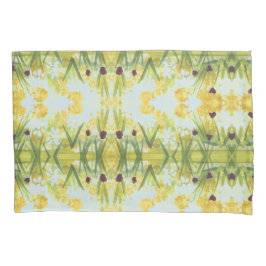 Bloemen kussen Hoesjes met baby blauw Kussensloop