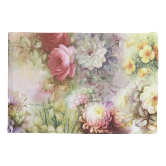 bloemen kussensloop (Achterkant)