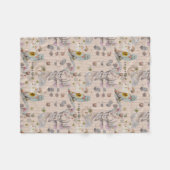 Bloemen Kwekerij print baby deken (Voorkant (Horizontaal))