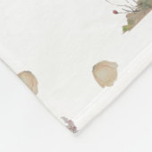 Bloemen Kwekerij print baby deken (Hoek)